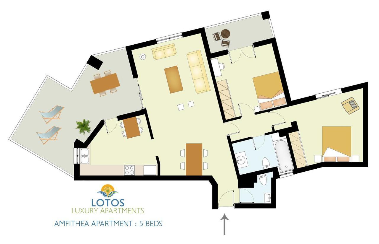 Lotos - Luxury Apartments Kounoupidhianá Exteriér fotografie